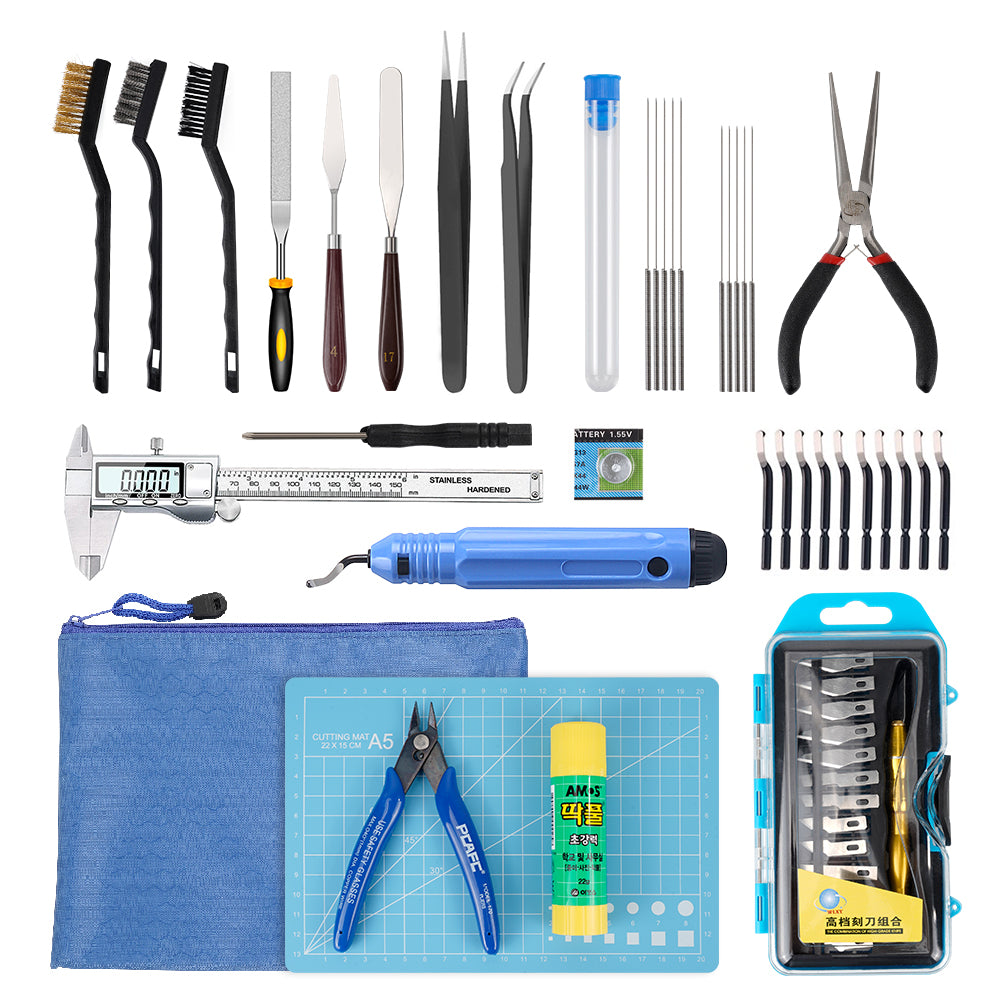 Kit de herramientas y limpieza para impresión 3D