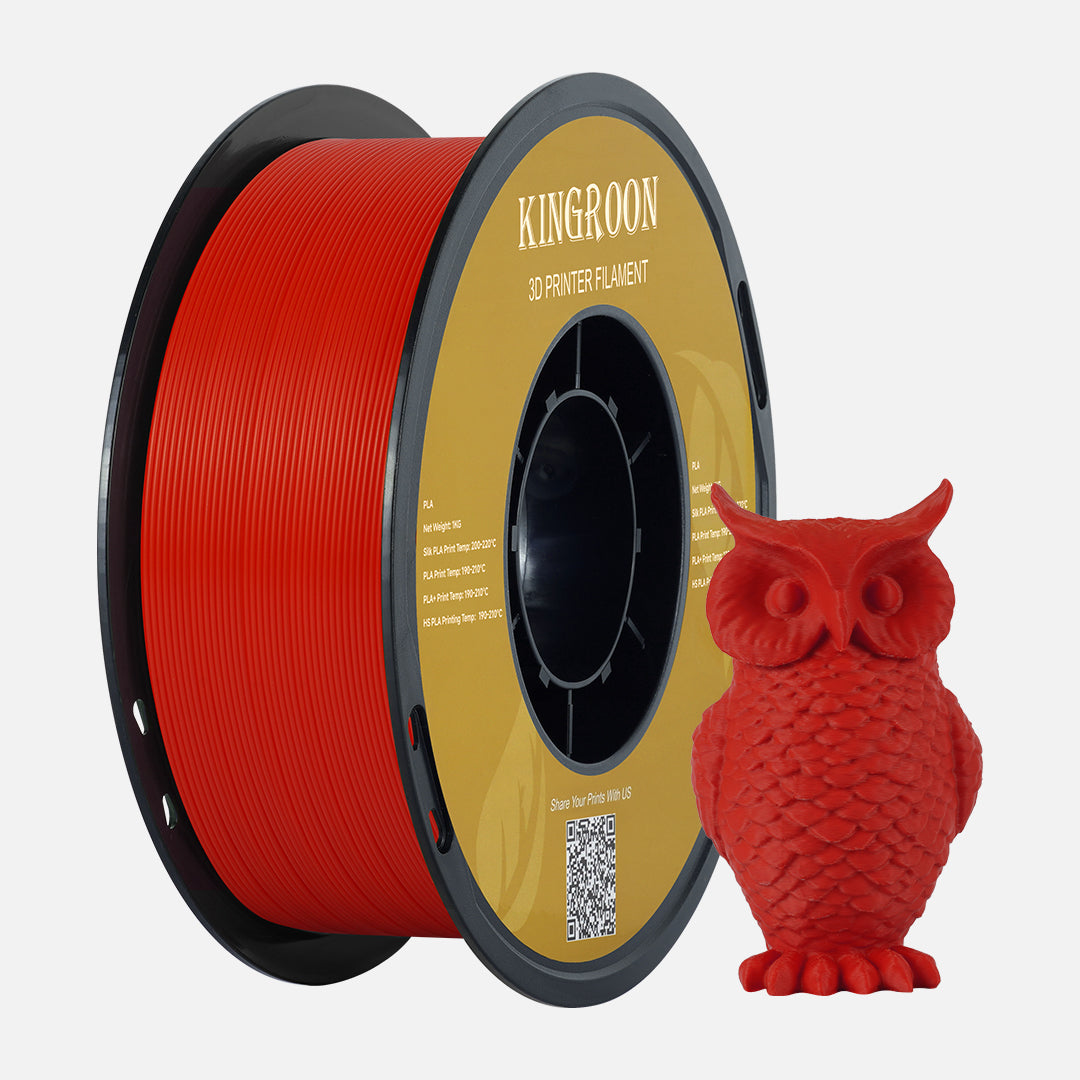 Filamento Kingroon PLA 1.75mm 1kg — Rojo