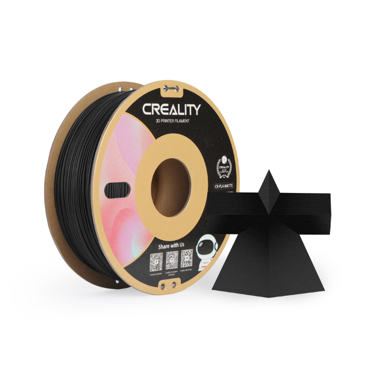 Filamento Creality CR-PLA Mate 1.75mm 1kg — Negro
