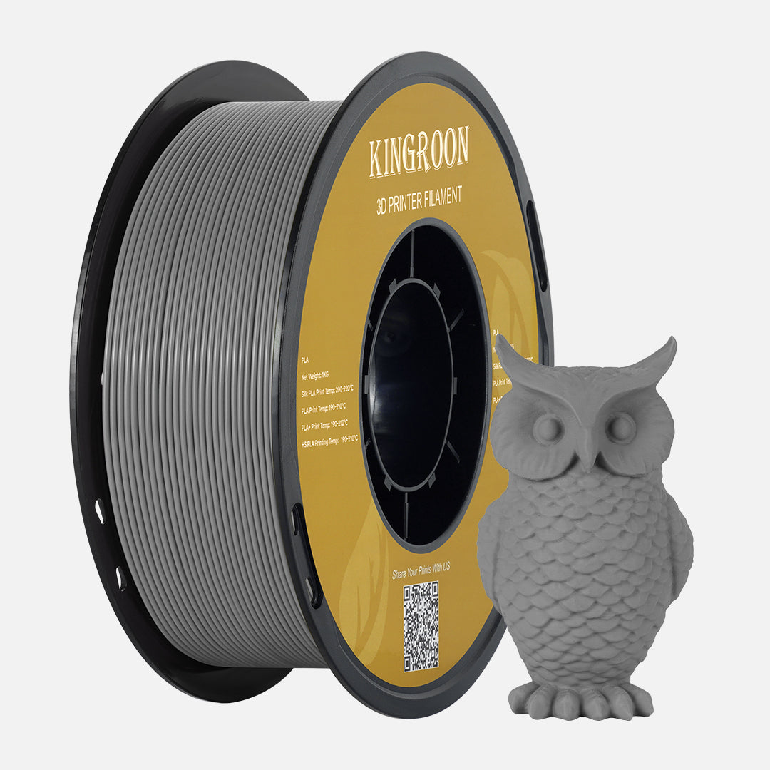 Filamento Kingroon PLA 1.75mm 1kg — Gris