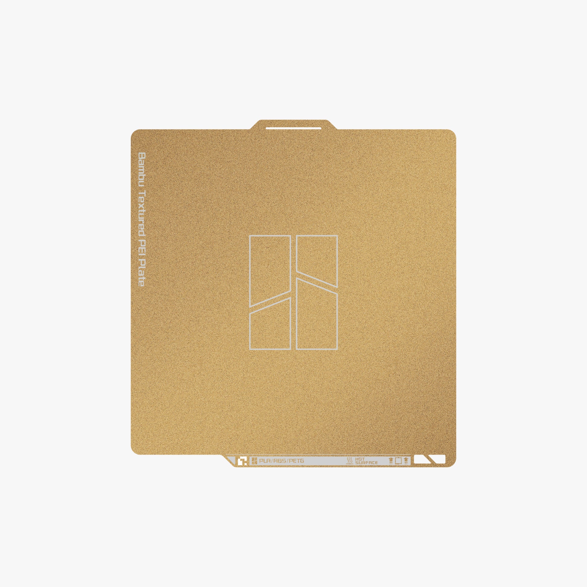 Placa PEI texturizada 256×256mm para Bambu Lab (doble cara)