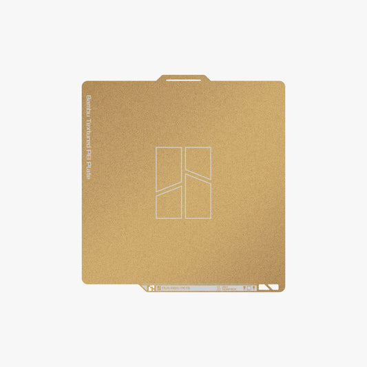 Placa PEI texturizada 256×256mm para Bambu Lab (doble cara)