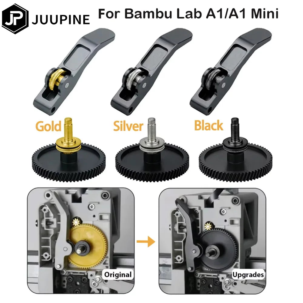 Engranaje de extrusor acero endurecido para Bambu Lab A1 / A1 Mini