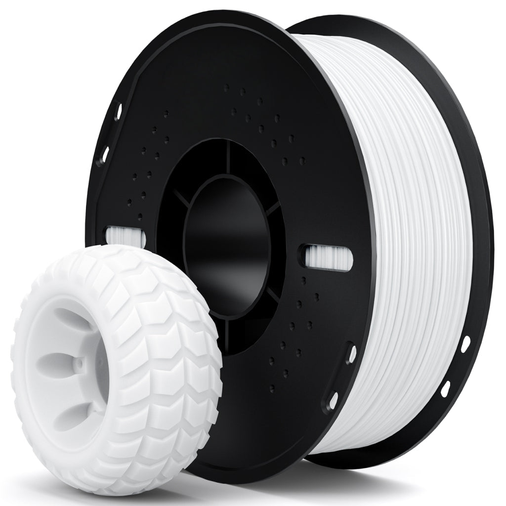 Filamento Elegoo TPU 95A flexible 1.75mm 1kg — Blanco
